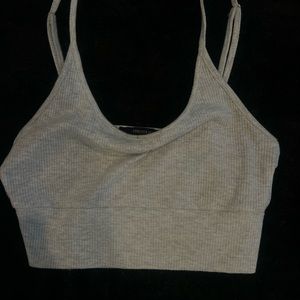 ribbed crop tank